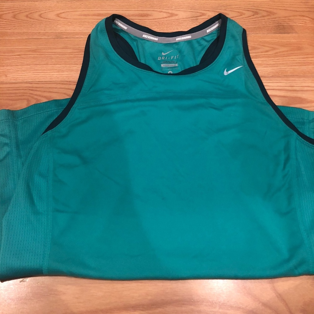 Nike Green Running Tank
